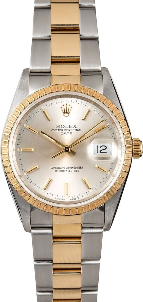 rolex two tone perpetual oyster day date|Rolex Oyster Perpetual date 15223.